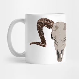 Ram Skull Mug